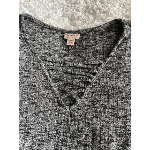 Cape Juby girls sz. M gray design sweater. Cute, comfortable - Picture 5 of 10